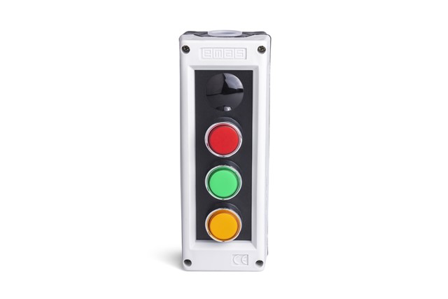 PK Series Plastic 3 Holes DK + DY + DS + 3*KB14K + TIPASOM  Grey-Black Control Box